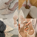 Zara Pointed Embroidered Heel