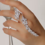 Rhinestone Inlaid Ring