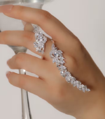 Rhinestone Inlaid Ring