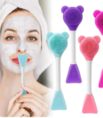 2-in-1 Silicone Face Mask Applicator & Cleansing Brush - Image 2