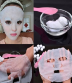 Compressed Facial Mask Natural Cotton 10pcs - Image 2