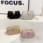 New Clutch Bag Metal Handle