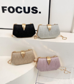 New Clutch Bag Metal Handle
