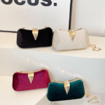 Velvet Luxury Party Clutch Hand Bags