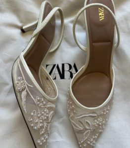 ZARA Women Shoes High Heels Embroidery - Image 2