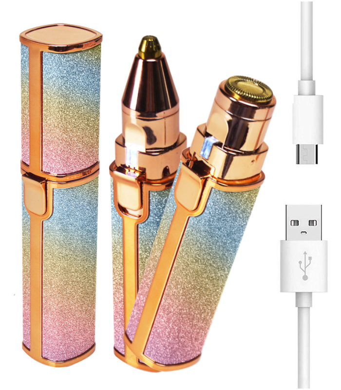 Untitled design Rechargeable 2-in-1 Facial Hair Remover - Image 1